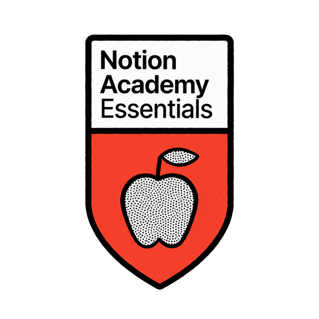 Notion Essentials badge