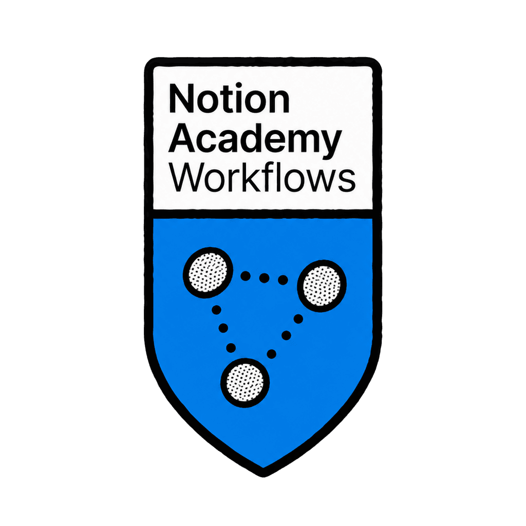 Notion Workflows badge
